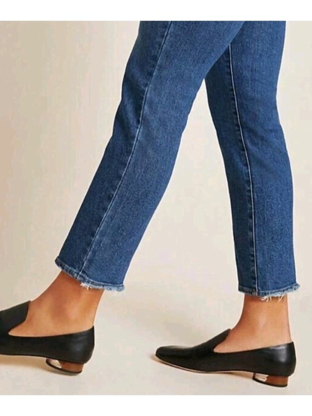 Franco Sarto Women US 9M Faith Square Loafer Clear Wood Wrap Low Oval Heel